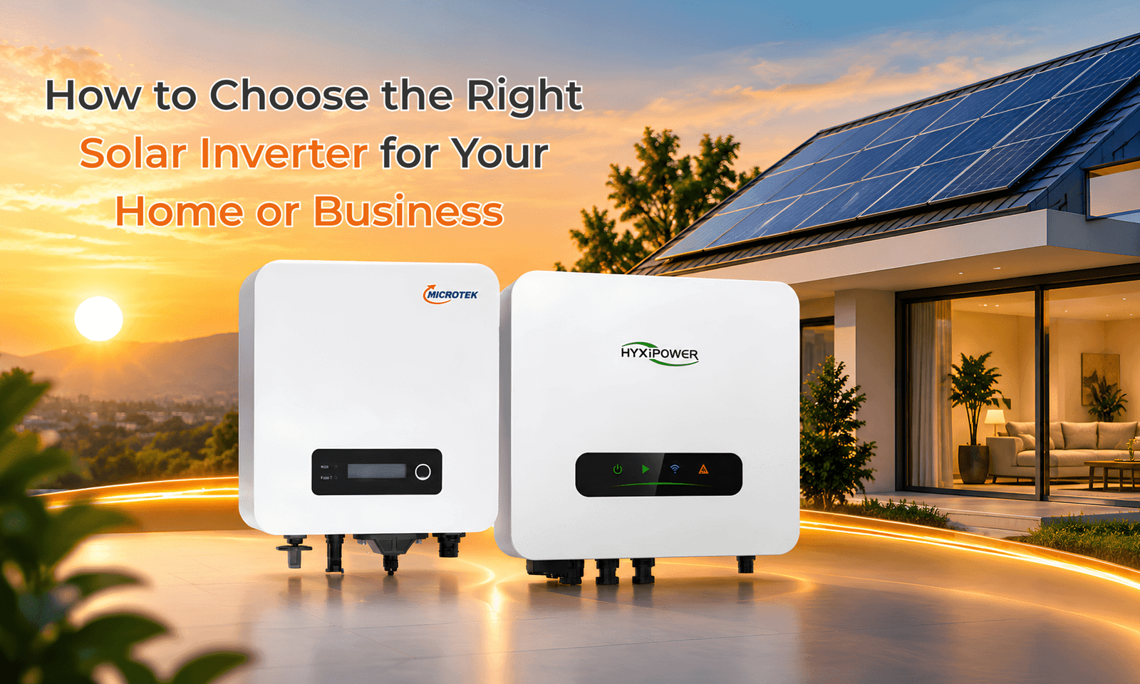 How to choose the right solar inverter