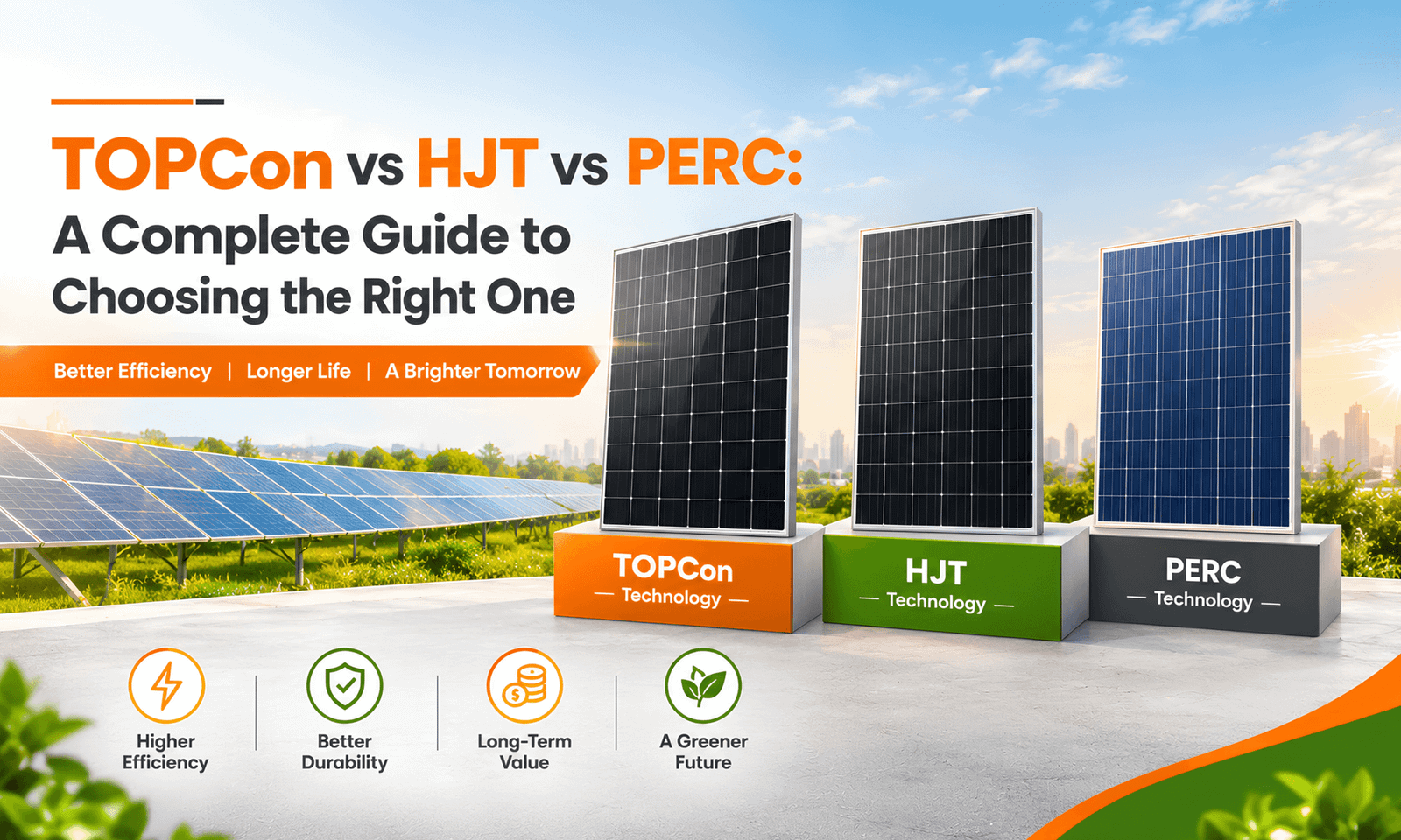 type of solar panels